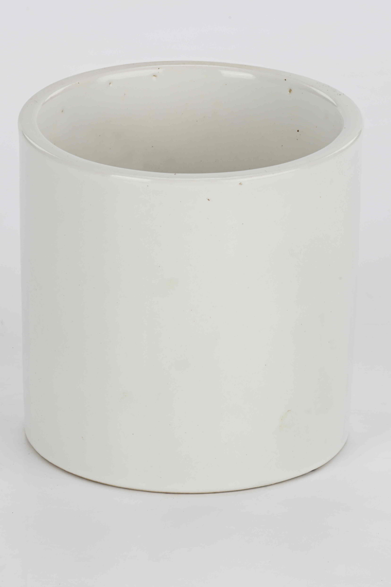 White Ceramic Planters 3
